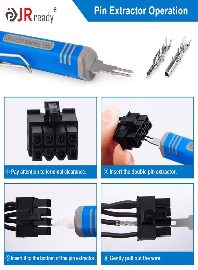 JRready ST5326 Molex Pin Extractor Tool DRK-D173P Mini-Fit Jr. Extraction Molex Pin Removal (Equivalent to Molex 11-03-0044) for ATX EPS PCI-E Connectors Terminal Release Tool Extraction Tool - Image 3