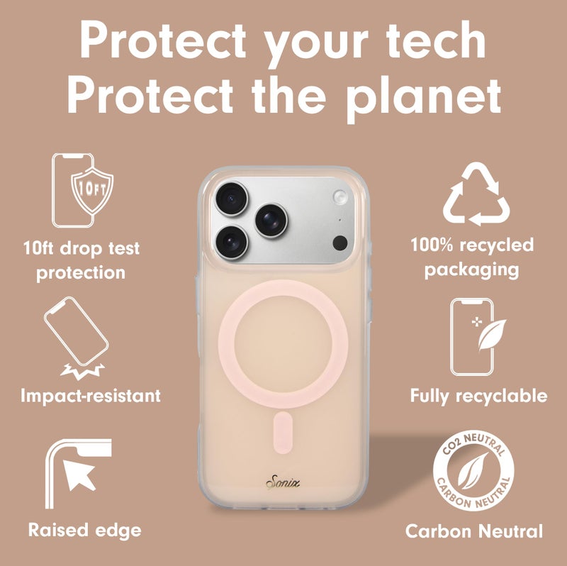 Sonix Case for iPhone 17 Pro | Compatible with MagSafe | 10ft Drop Tested | Jelly Apricot - Image 5