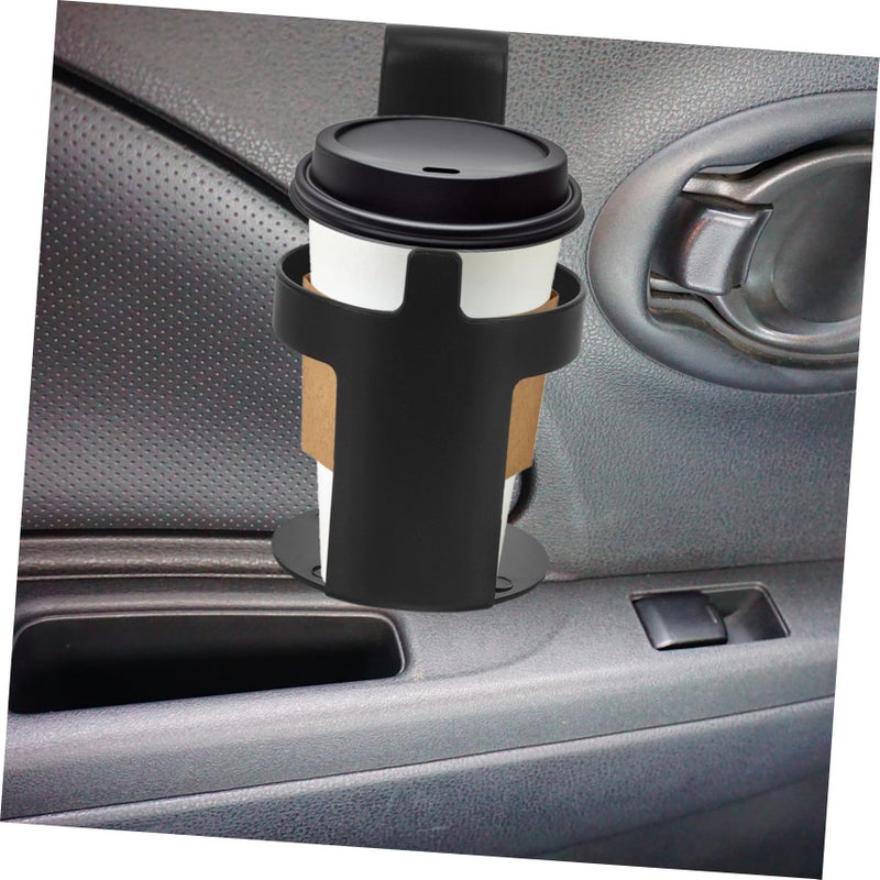 Universal Car Cup Holder Portable Drink Holder for Bottles Cans Mugs Black - Image 4