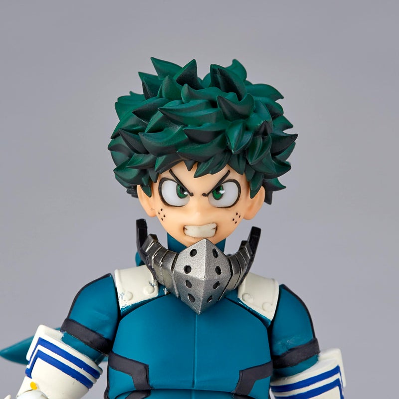Kaiyodo Revoltech Amazing Yamaguchi My Hero Academia Izuhisa Midoriya, Total Height Approx. 5.9 inches (150 mm), Non-scale, PVC & ABS, Painted Action Figure, NR049 - Image 4