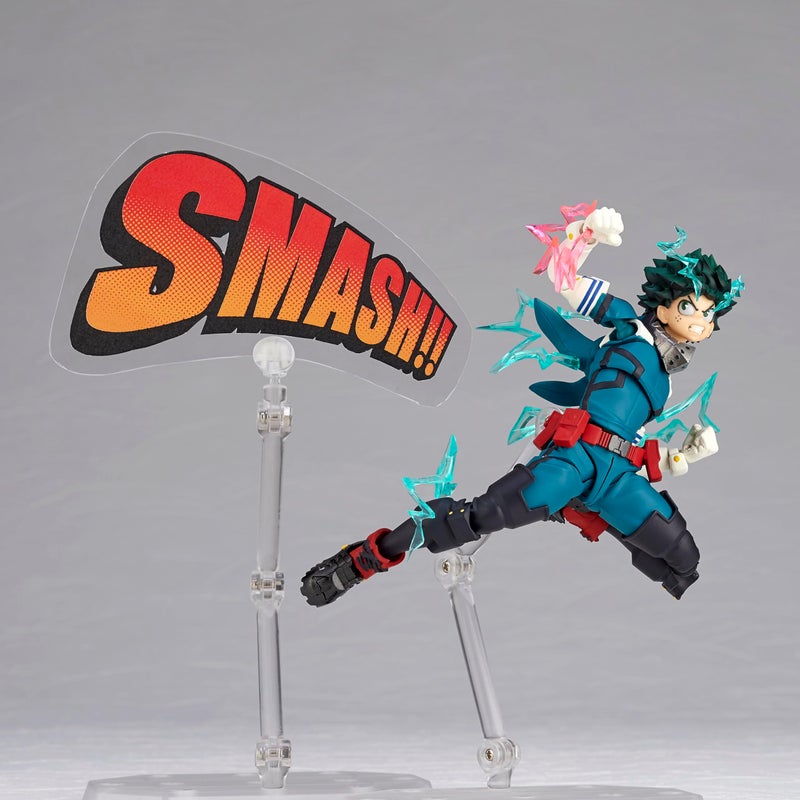 Kaiyodo Revoltech Amazing Yamaguchi My Hero Academia Izuhisa Midoriya, Total Height Approx. 5.9 inches (150 mm), Non-scale, PVC & ABS, Painted Action Figure, NR049 - Image 3