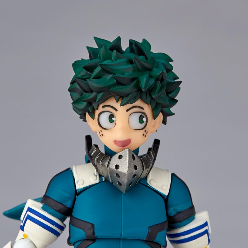 Kaiyodo Revoltech Amazing Yamaguchi My Hero Academia Izuhisa Midoriya, Total Height Approx. 5.9 inches (150 mm), Non-scale, PVC & ABS, Painted Action Figure, NR049 - Image 5