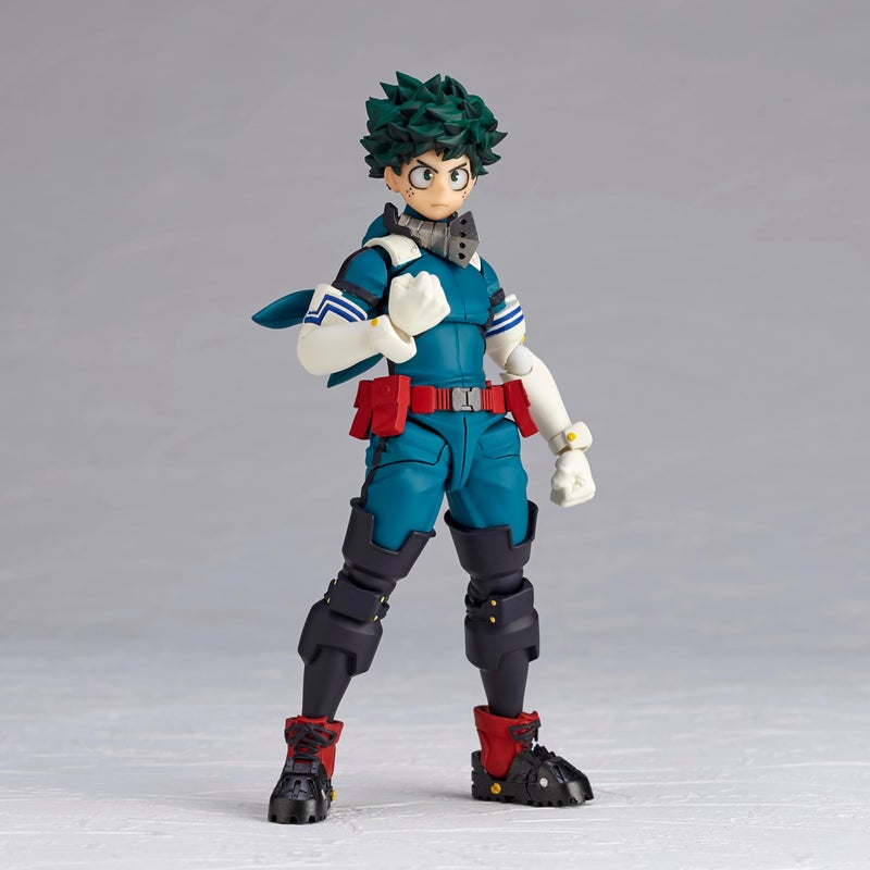 Kaiyodo Revoltech Amazing Yamaguchi My Hero Academia Izuhisa Midoriya, Total Height Approx. 5.9 inches (150 mm), Non-scale, PVC & ABS, Painted Action Figure, NR049 - Image 1