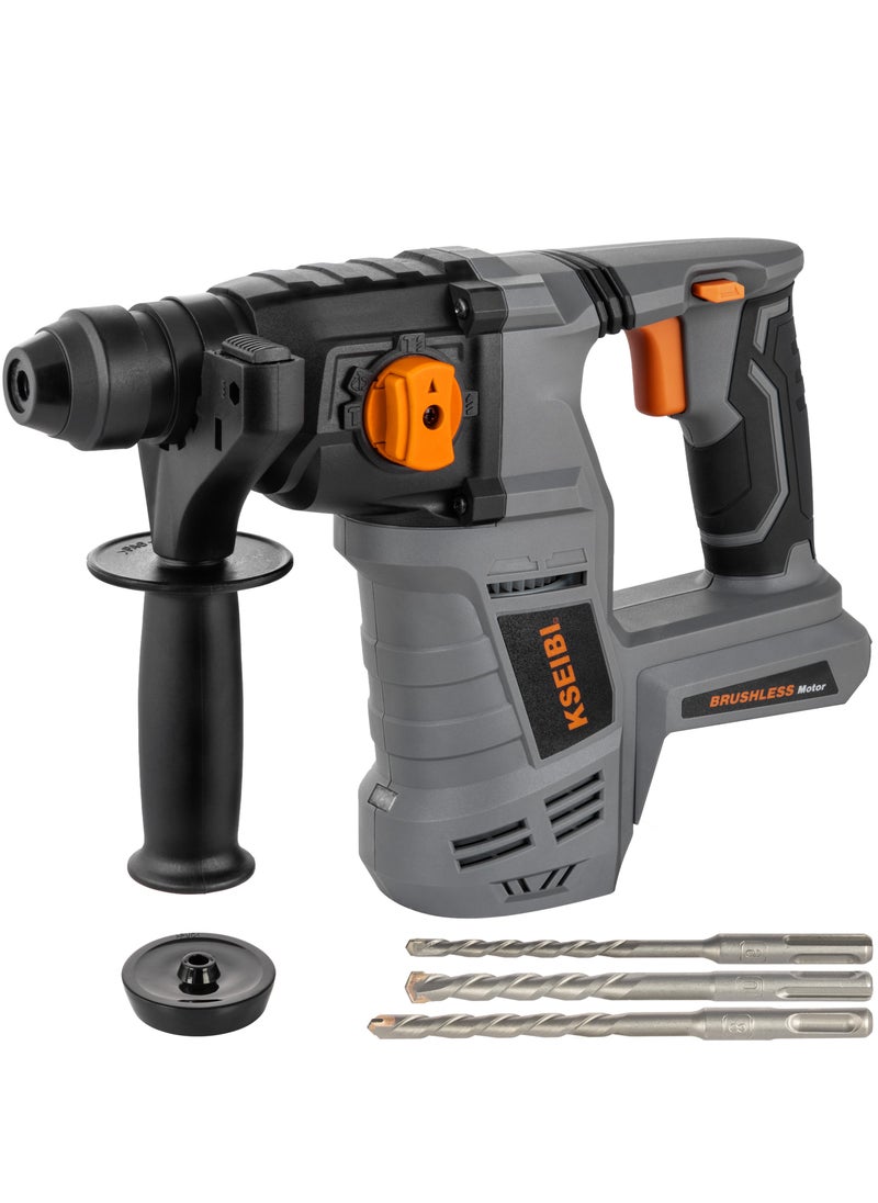 KSEIBI KBH 20 VEC-26 Cordless Brushless Rotary Hammer (MACHINE ONLY) Versatile And Powerful Tool, Ideal For Concrete Drilling, Tile Removal, Heavy-Duty Drilling, Demolition, Metal Drilling and Construction Works.  - Image 1