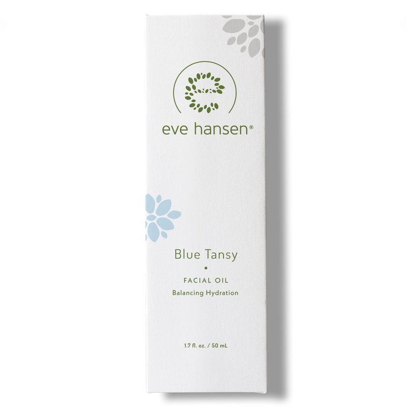Eve Hansen Blue Tansy Facial Oil Moisturizer - Balancing Face Oil With Squalane, Rosehip, Turmeric, Vitamin E For Skin | Non-Greasy - 1.7 oz - Image 3