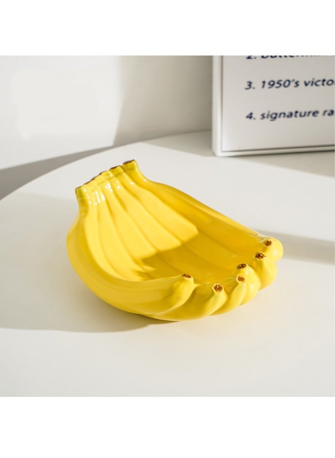 طبق فواكه خزفي صغير، طبق وجبات خفيفة، مناسب للمطاعم والفنادق، تخزين مبتكر. - Image 1