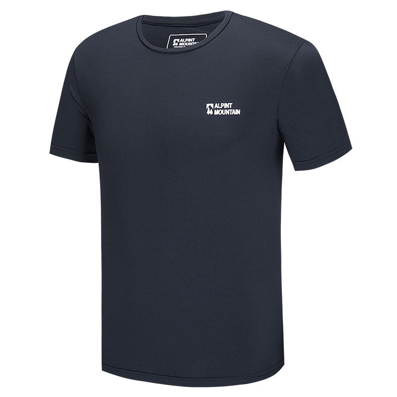 ALPINT MOUNTAIN T Shirts Men's Crew Neck Thin Straight Fit - Image 1