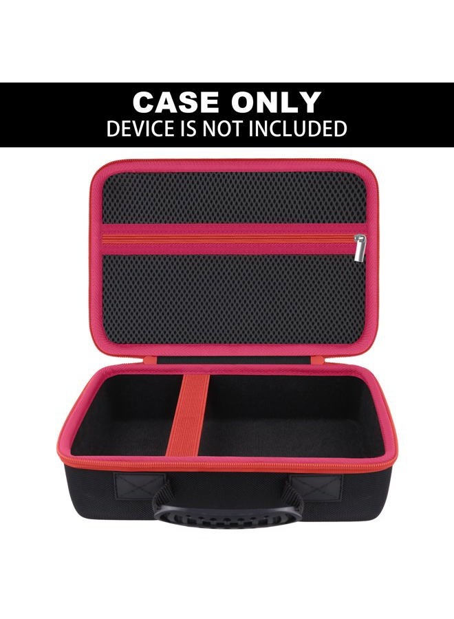 Flaxune Protection Storage Case Compatible with NOCO Boost GB70 / X GBX75 UltraSafe Jump Starter Lithium Battery Booster Pack and Accessories（Black Case + Red Zipper）-Flaxune - Image 3
