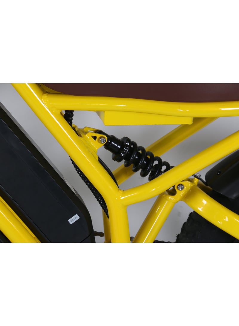 mankeel Electric Bike 48V 500W, 20”×4.0 Fat Tire, Shimano 7-Speed, 12Ah Battery, 40KM Range, 40KM/H Max Speed, Front & Rear Disc Brakes, LED Display, Headlight & Taillight, 120KG Load Capacity - Image 4