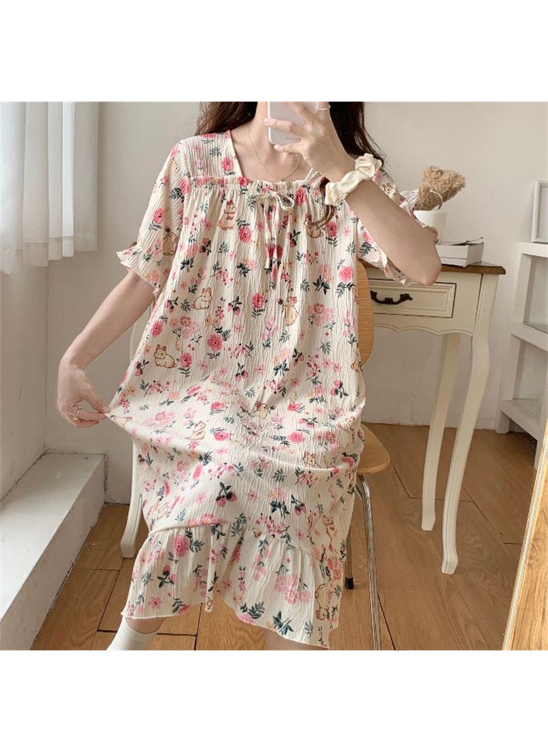 Generic Japanese Style Plaid Kimono Robe Sleepwear Autumn 312-4 purple flower 