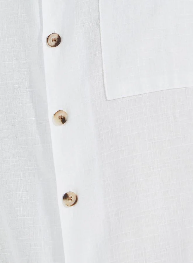 ستايلي Cotton Long Sleeves Resort Collar Shirt