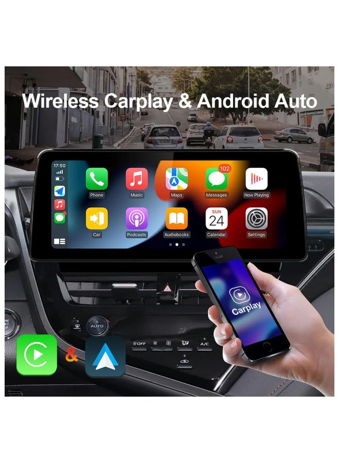 Raymos 12.3 inch Android GPS Naviagation Screen Support for Toyota Camry 2021+  with  Apple Carplay Android Auto with Fast Interface Including 4G WiFi USB QLED ( 1280x720 ) - Image 4