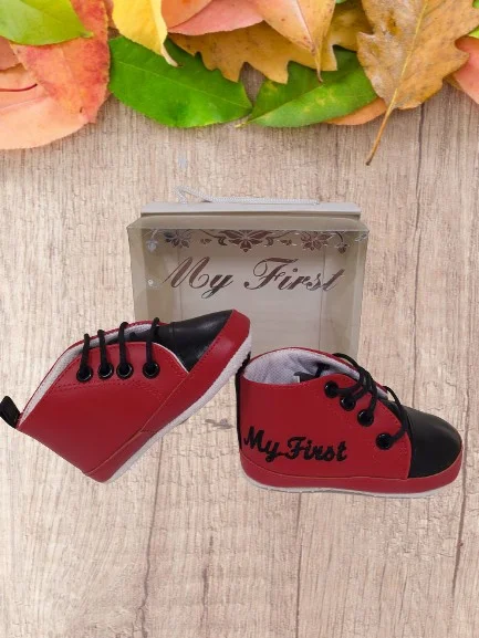جوسو My First Lace-up First Step Baby Shoes 6-9 Months