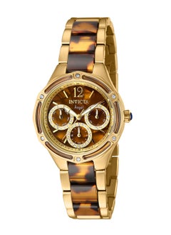 Invicta Invicta Lady 35mm Stainless Steel Gold Brown Dial Vh63 Quartz 