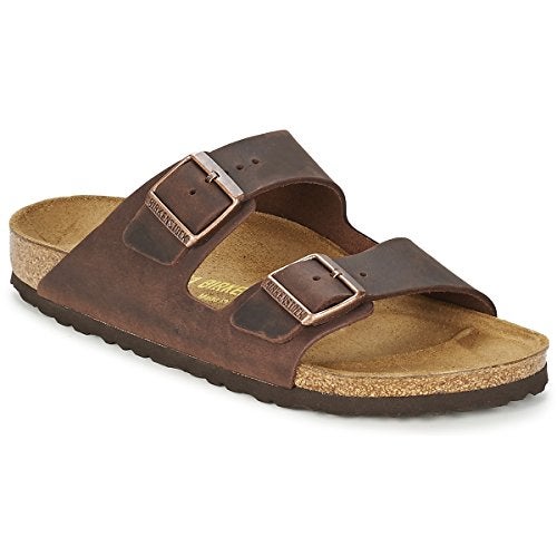 Birkenstock Unisex Arizona Sandal,Habana Oiled Leather,41 N EU - Image 1