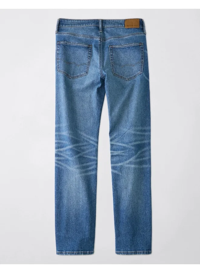 امريكان ايجل Mid Wash Relaxed Fit Jeans