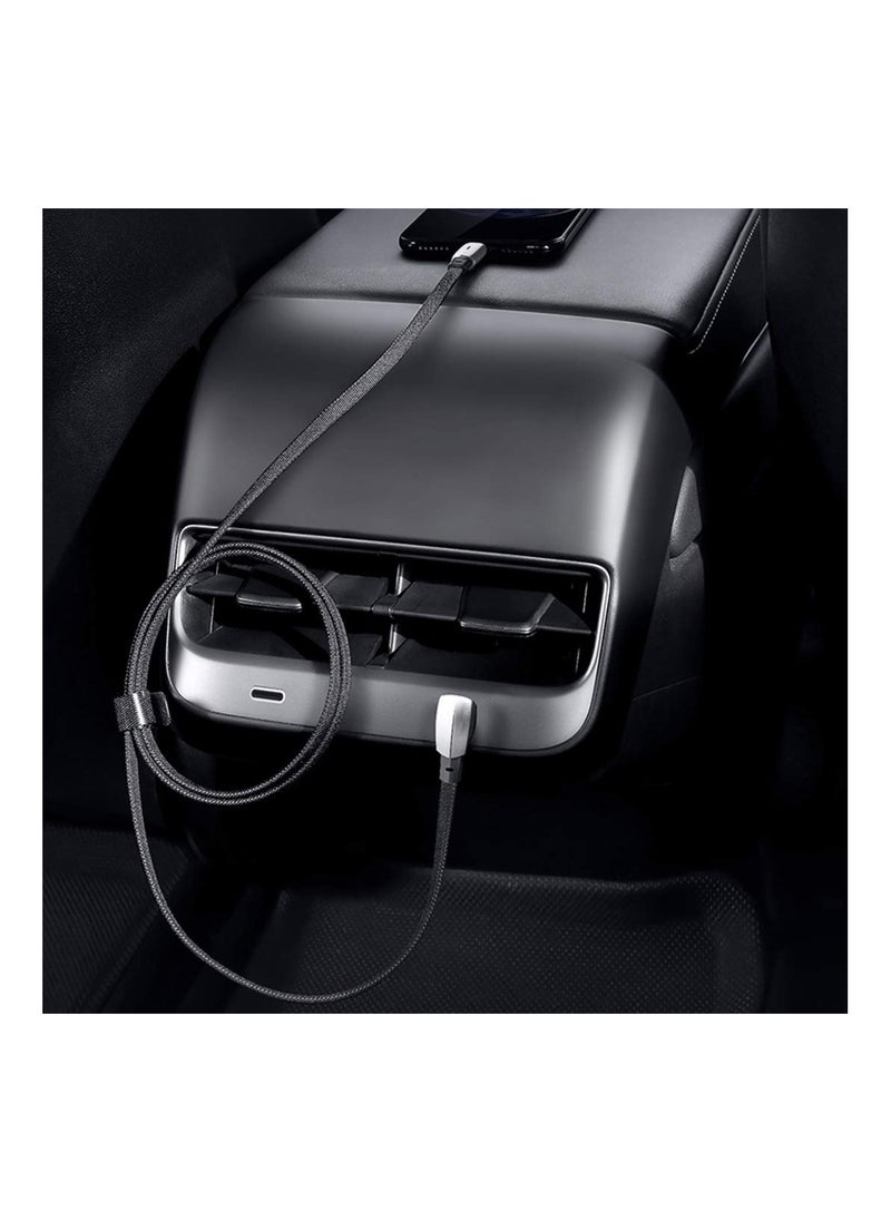 Charging Cable Fit for Tesla Model 3/Y Wall Connector Style PD QC3.0 Charging Cable (USB-C to USB-C) - Light on When Connects to a Device