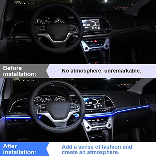 AutoBizarre Blue Color 5 Meters Car Interior Decoration Cold Light Line Electroluminescent Ambient Lighting EL Wire (Works with All Cars) (Blue) - Image 3