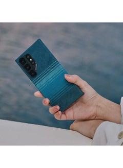 PITAKA PITAKA for S24 Ultra Case, 6.8 Inch, Compatible with MagSafe, Slim & Light Samsung Galaxy S24 Ultra Case, 1500D Aramid Fiber Made - MagEZ Case 4 - Moonrise  - Image 3