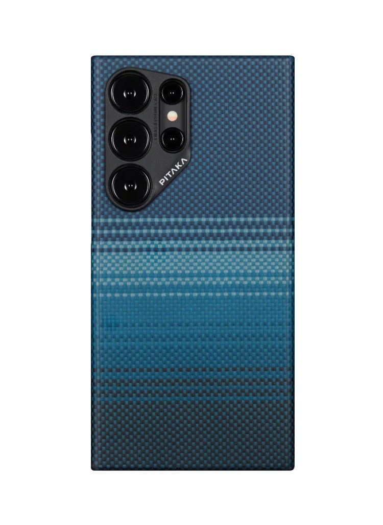 PITAKA - PITAKA for S24 Ultra Case, 6.8 Inch, Compatible with MagSafe, Slim & Light Samsung Galaxy S24 Ultra Case, 1500D Aramid Fiber Made - MagEZ Case 4 - Moonrise - Image 1