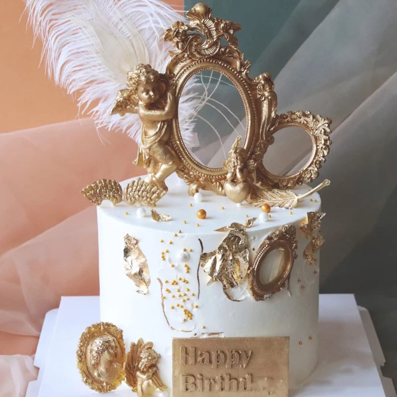 Sijiangmold Photo Frame Fondant Molds Picture Frames Silicone Mold Letter Chocolate Molds Uppercase Alphabet Number Mold For Making Candy Gummy Biscuit Ice Cube Tray Cake Decoration Set Of 4 - Image 5
