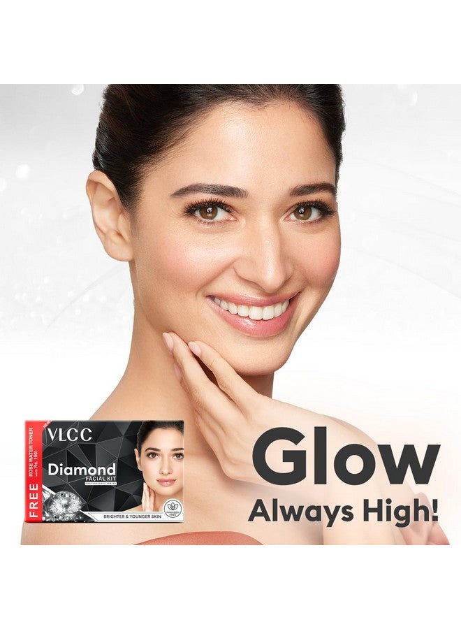 فى ال سي سي مجموعة VLCC الماسية للعناية بالوجه - متعددة الاستخدامات | عناية بالوجه تُضاهي صالونات التجميل في 6 خطوات فقط | تتضمن منظفًا، ومقشرًا، وكريمًا، وقناعًا للوجه، وجلًا مرطبًا، وتونرًا بماء الورد | 14.11 أونصة (300 غرام + 100 مل) - Image 3