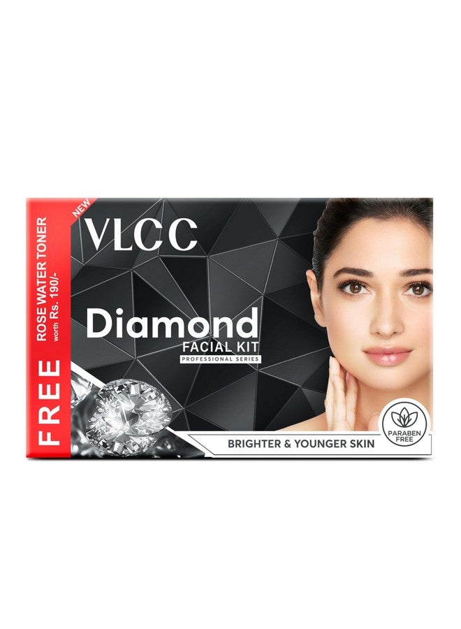 فى ال سي سي مجموعة VLCC الماسية للعناية بالوجه - متعددة الاستخدامات | عناية بالوجه تُضاهي صالونات التجميل في 6 خطوات فقط | تتضمن منظفًا، ومقشرًا، وكريمًا، وقناعًا للوجه، وجلًا مرطبًا، وتونرًا بماء الورد | 14.11 أونصة (300 غرام + 100 مل) - Image 1