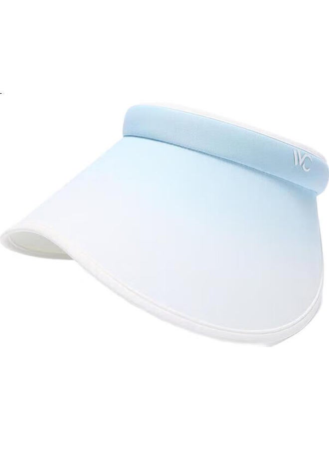 VVC Cheng Yi Recommended Sun Hat Women Sunscreen Hat Uv Protection Wide Brim Empty Top Fisherman Hat Gradient Blue - Image 2