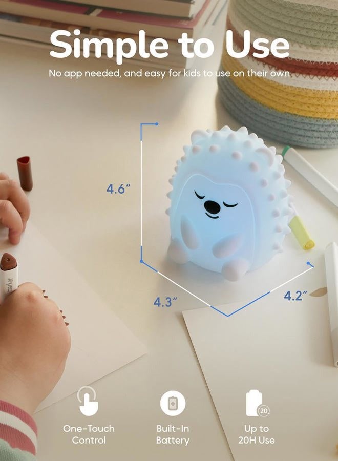 InnoCity Breathing Pal 'Hogi'- Mindfulness Breathing Light, Guided Visual Meditation Breathing Light, Anxiety Relief Items for Calm Down Corner/Meditation/Sleep for Adult&Kid - Image 5