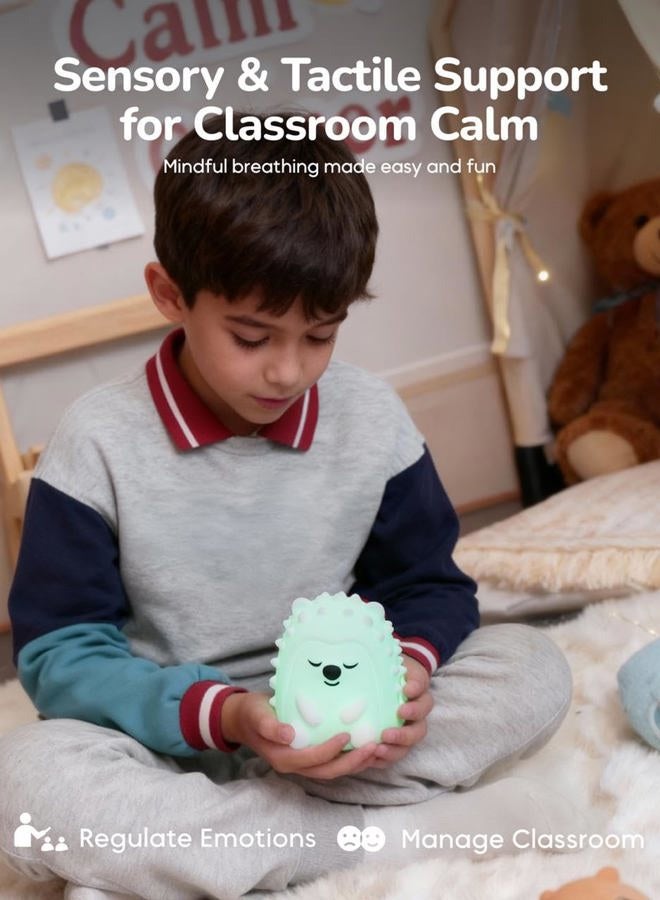 InnoCity Breathing Pal 'Hogi'- Mindfulness Breathing Light, Guided Visual Meditation Breathing Light, Anxiety Relief Items for Calm Down Corner/Meditation/Sleep for Adult&Kid - Image 4