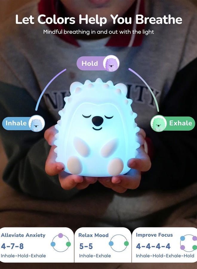 InnoCity Breathing Pal 'Hogi'- Mindfulness Breathing Light, Guided Visual Meditation Breathing Light, Anxiety Relief Items for Calm Down Corner/Meditation/Sleep for Adult&Kid - Image 2
