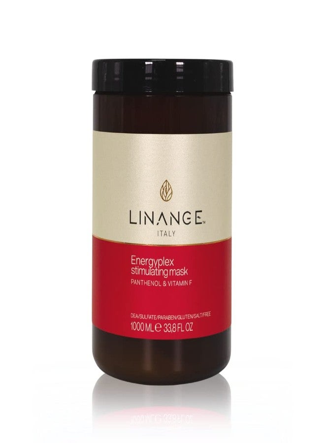 LINANGE Energyplex Hair Stimulating Mask - Nourishing Treatment for Weak and Brittle Hair, 1000ml / 33.8 fl oz - Image 1