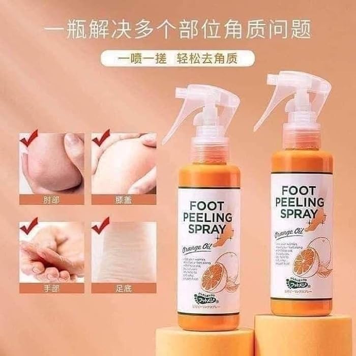 Your Feet Care Achieve Silky Smooth Feet with Korean Foot Scrub and Instant Foot Scrub Spray.Easily Eliminate Dry Areas and Dead Skin with Ease.Knees - Generic - Image 3
