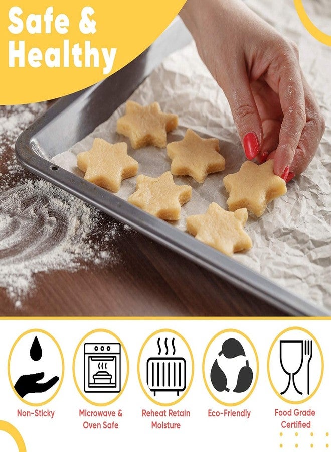 PEARSILK Parchment Butter Paper Sheets Pack of 1 KG - Eco-Friendly, Oil - Proof Non-Wax Baking Paper | Used in Kitchen, Cake & Cookie, Wrapping Roti/Food Burger, Grilling (300 + Sheets) - Image 5