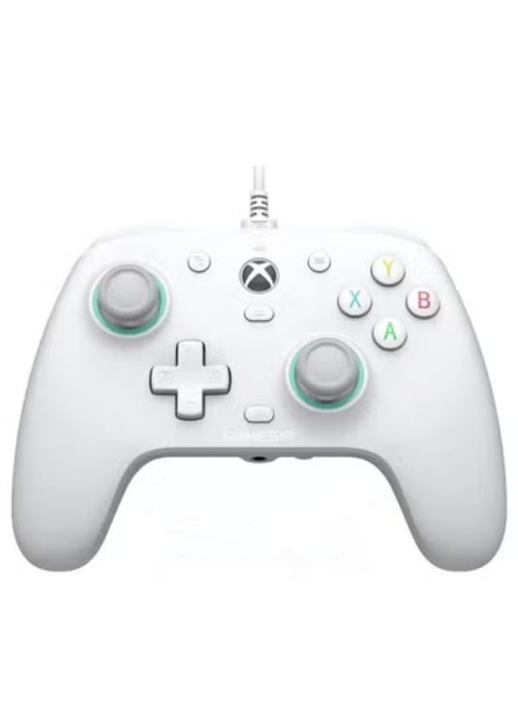 وحدة تحكم ألعاب سلكية احترافية لأجهزة Xbox Series X/S وXbox One وWindows 10/11، لوحة ألعاب Plug Steam and Play مع عصا تحكم Hall Effect/Hall Trigger باللون الأبيض - Image 1