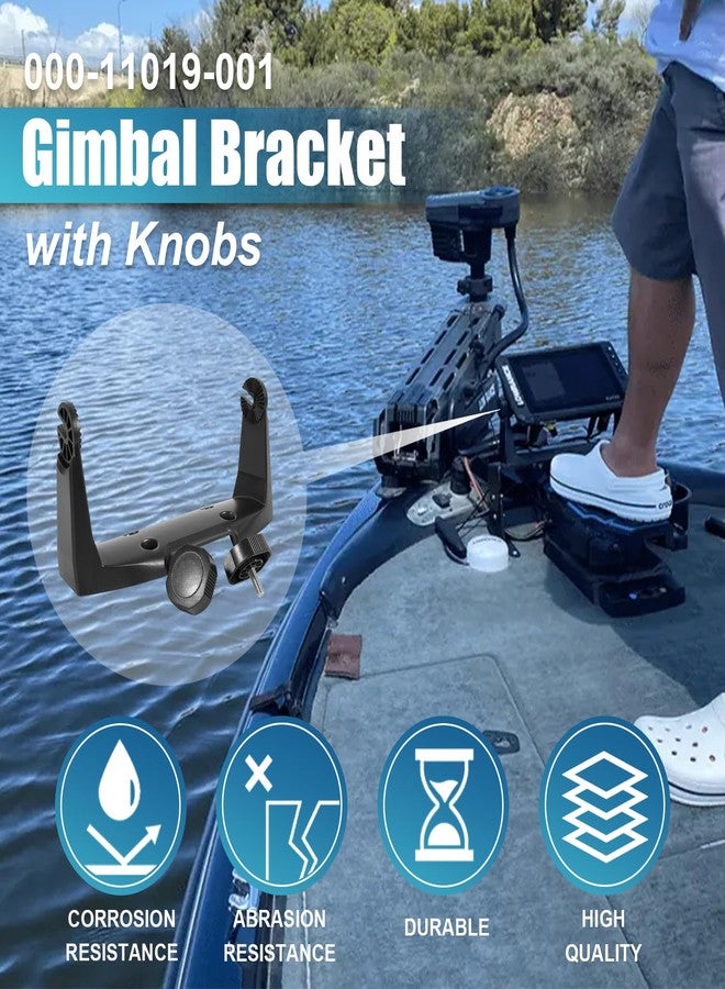 Deargooday 000-11019-001 Gimbal Mounting Bracket with Knobs Compatible with HDS-7 Gen2 Gen3 Hook-7 Elite-7 Touchscreen Models - Image 2