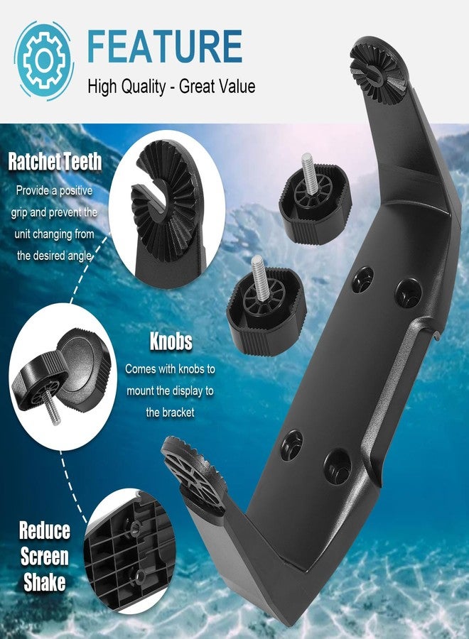 Deargooday 000-11019-001 Gimbal Mounting Bracket with Knobs Compatible with HDS-7 Gen2 Gen3 Hook-7 Elite-7 Touchscreen Models - Image 4