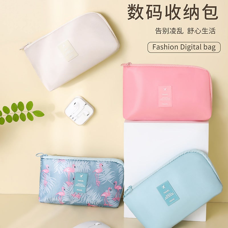 Travel Data Cable Storage Bag, Headphone Storage Box, Mini Portable Charger, Electronic Product Digital Bag Can Be Customized - Image 2