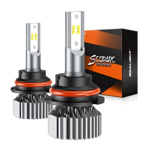 SEALIGHT S1 9007HB5 Bulbs or 9007 Fog Bulb 32000LM Super Bright Real 11 Design 9007 Fog Light Bulbs No Fan No Noise HB5 Fog Bulb 6000K Cool White Bulbs 3min Plug and Play IP67 Pack of 2 - Image 1