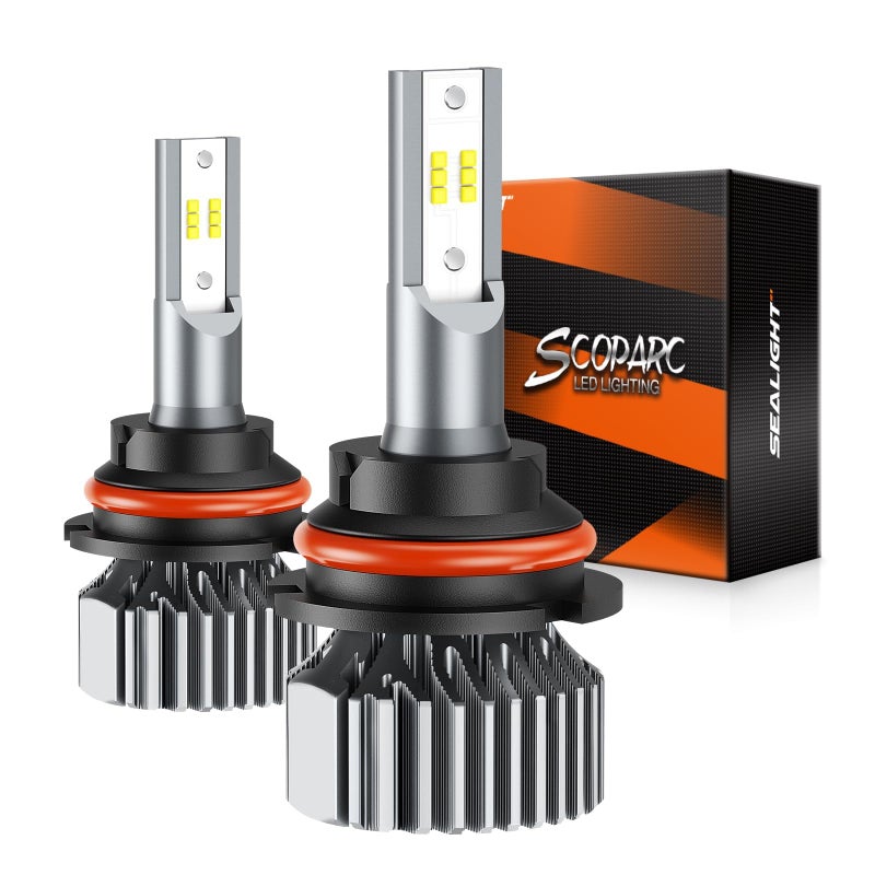SEALIGHT S1 9007HB5 Bulbs or 9007 Fog Bulb 32000LM Super Bright Real 11 Design 9007 Fog Light Bulbs No Fan No Noise HB5 Fog Bulb 6000K Cool White Bulbs 3min Plug and Play IP67 Pack of 2 - Image 2