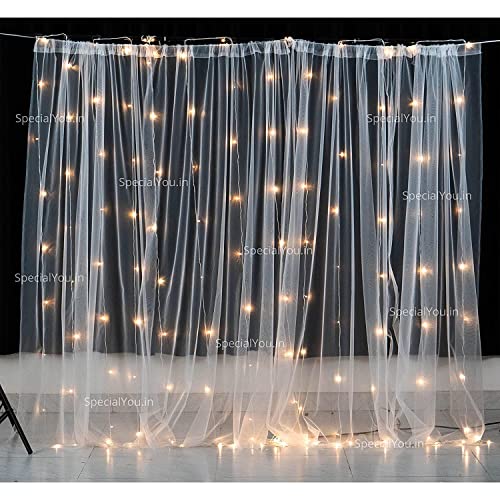 SpecialYou.in Special You Canopy tent for decorations ,Birthday Decoration items for Girl / Boys ,Canopy for bedroom, Net curtain for birthday decoration , Rose gold Balloons for decorations - 41 pcs - Image 5