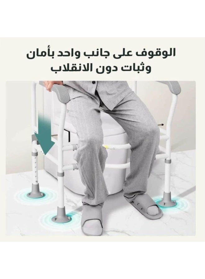 Fordeal Toilet safety frame with enhanced support for theelderly and disabled - Image 4