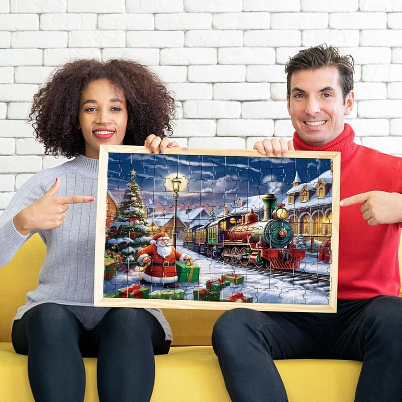 klarako Advent Calendar 2023, Christmas Advent Calendar 2023, Christmas Scene 24 Days Jigsaw Puzzles Countdown Calendars For Kids, Boys, Girls, Teens, Over 1000 Pieces Puzzle Advent Calendar 2023 (C) - Image 3