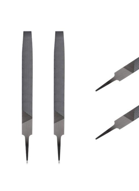 2 Pack Rectangular Cut Axe File Mill Smooth Cut File Carded Hardened Steel Flat Suitable for Sharpening Dull Blunt or Tired Edges