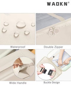 WAOKN Packing Cubes For Suitcases 8 Set Travel Luggage Packing for Suitcases Organizers Set with Toiletry Bag Compression Storage Shoe Bag,Clothing Underwear Bag  - Image 4