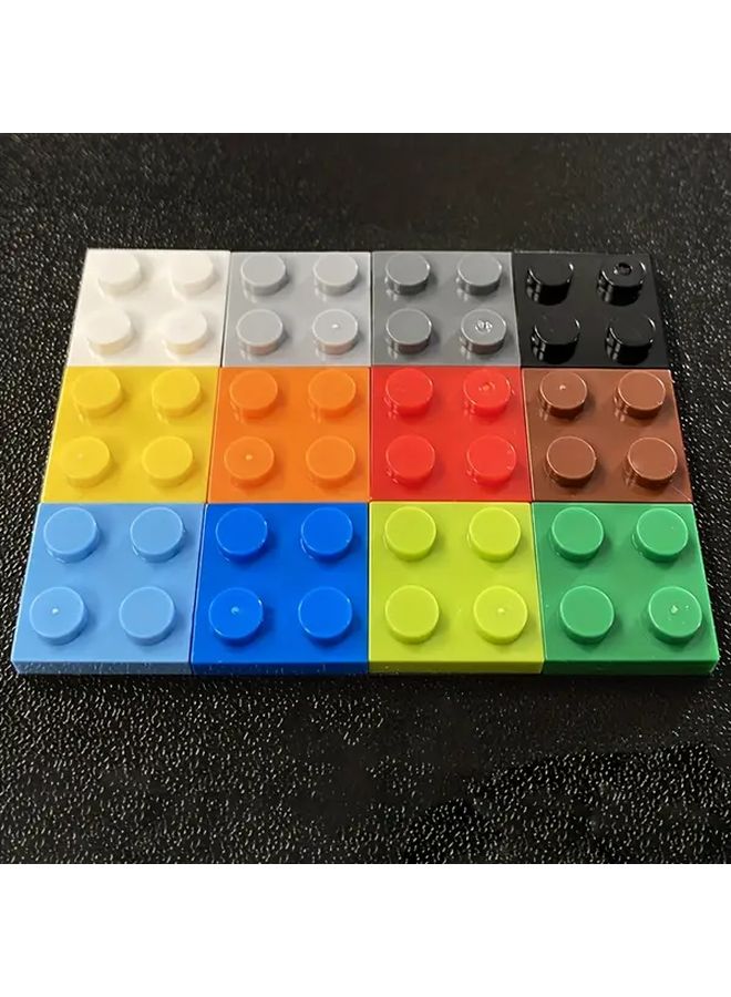 Light Gray Building Blocks 20pcs 2x2 Wall Bricks ABS Plastic DIY Scenery Construction - Image 5