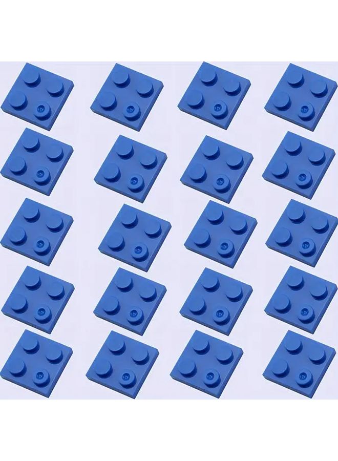 Light Gray Building Blocks 20pcs 2x2 Wall Bricks ABS Plastic DIY Scenery Construction - Image 4