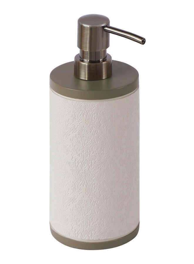 Obsessions Soap & Lotion Dispenser, Polyresin, Ideal for Bathroom, Kitchen Vanity 320ml, Beige - Image 3