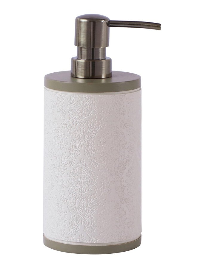 Obsessions Soap & Lotion Dispenser, Polyresin, Ideal for Bathroom, Kitchen Vanity 320ml, Beige - Image 2