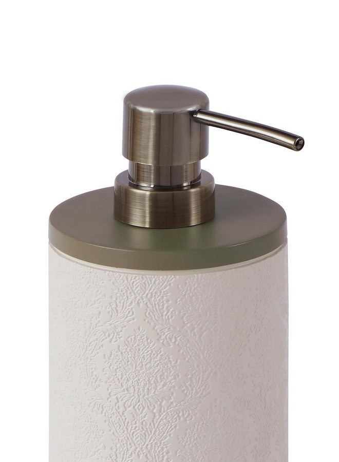 Obsessions Soap & Lotion Dispenser, Polyresin, Ideal for Bathroom, Kitchen Vanity 320ml, Beige - Image 5